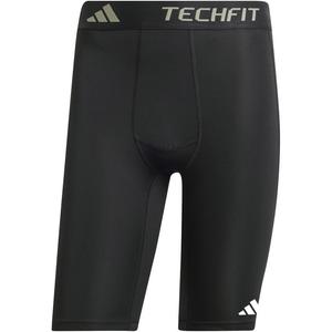 Обтягивающие компрессионные тренировочные шорты Techfit Adidas, черный
