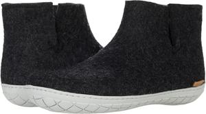 Ботинки Glerups 100% quality wool mix Boot Slipper with rubber sole - Unisex, Charcoal/Grey Rubber