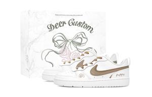 Детские скейтерские кеды Court Borough Nike, коричневый