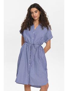 NÜMPH Платье сине-белого цвета