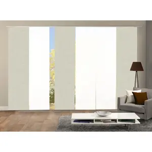 Раздвижная штора PIVE набор из 6 штук Панельная каретка 6 шт. Комплект раздвижных штор с цифровой печатью, набор из 6 штук PIVE Home Wohnideen, серо-коричневый