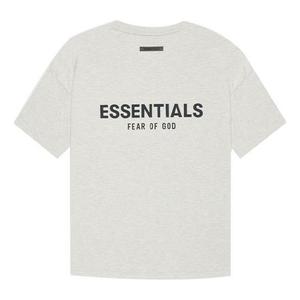 Футболка Fear of God Essentials SS21 Short Sleeve T-Shirt 'Light Heather Oatmeal' FOG-SS21-597, серый