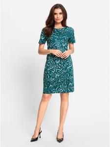 Платье с принтом в петрографитовом цвете WITT WEIDEN