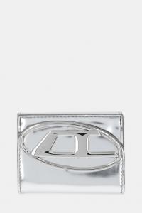 Кожаный кошелек TRI FOLD COIN XS II Diesel, серебряный