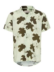 Рубашка на пуговицах классического кроя BLEND, мятный/темно-зеленый