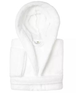 Детский суперплюшевый халат из полиэстера с двойной щеткой и капюшоном Linum Home, розовый