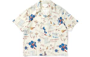 Мужская рубашка с кубинским воротником, тонкие рубашки 714Street, экрю