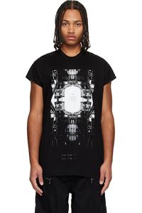 Футболка без рукавов с графическим принтом "Европа" Julius, черный