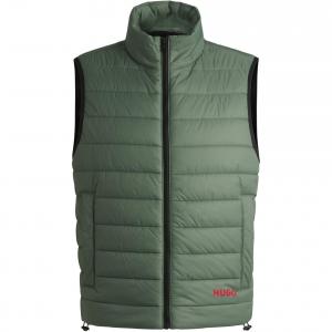 Утепленный жилет на молнии Hugo Hugo Boss, светлый зеленый