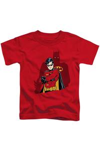 Футболка с коротким рукавом Batman Wingman для детей Gildan, красный