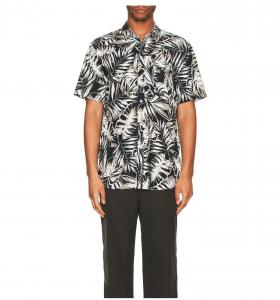 Мужская рубашка Malibu в черном цвете Palm SER.O.YA