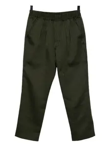 Плиссированные брюки с полоской "бенгал" TOM FORD, зеленый