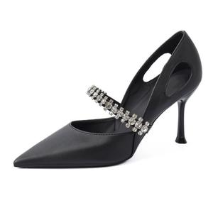 Женские туфли на тонком каблуке 8 см YAFEI XUANYU, абрикосовый