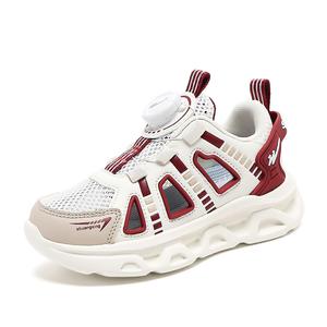 Детские сандалии, устойчивые к истиранию, дышащие, легкие, с амортизацией Binary, красный