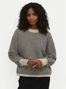 Свитер loose fit Ellery 10509032 Kaffe, бежевый