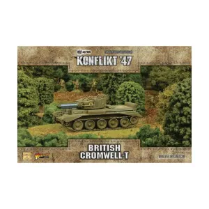 Британский Кромвель с пушкой Тесла, Konflikt '47 - British Army (28mm) (Warlord Games)