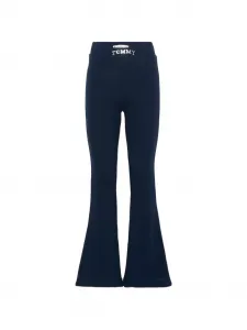 Расклешенные леггинсы с логотипом Tommy Hilfiger Junior, синий