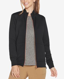 Женская куртка без капюшона GoWalk в рубчик Skechers, черный