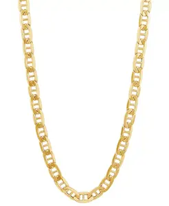 Мужское ожерелье-цепочка Mariner Link из полированного золота 14 карат длиной 26 дюймов Italian Gold