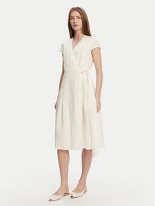 Свободного кроя летнее платье 251TT2072 Twinset, экрю