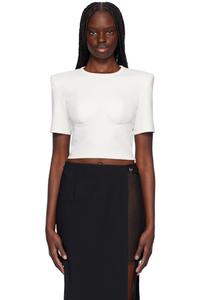 Футболка-бюстье от Off-White Beatrice Nensi Dojaka