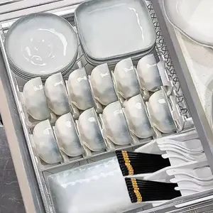 Ceramics Набор керамических мисок и тарелок для дома, 2025 новая коллекция, премиальная сервировка, подарок на новоселье, подглазурные чаши и палочки, Yanyu Yao набор на 4 персоны, 19 предметов