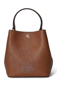 Кожаная сумка Lauren Ralph Lauren, коричневый