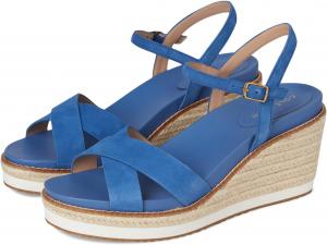 Туфли Cole Haan Cloudfeel Silvee Espadrille Wedges 75mm, цвет Dutchblue Suede