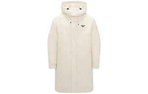 Пуховик унисекс Off White Reebok, кремовый