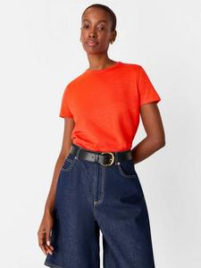 Футболка Posie с двойной отделкой Whistles, Mid Red