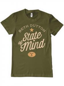 Футболка зеленого цвета yellowstone