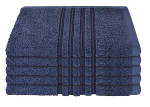 Гостевое полотенце Schiesser Milano im 5er Set, полуночный синий