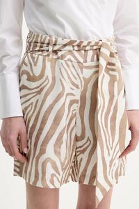 Шорты rosie из смесовой льняной ткани Marciano by Guess, бежевый