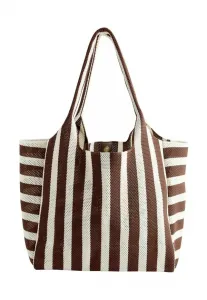 Полосатая сумка через плечо Next, Chocolate Brown