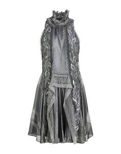 Мини-платье Alberta Ferretti, серебряный