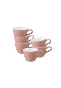 Розовые кофейные чашки Life Seltmann Weiden 90 мл 6 шт