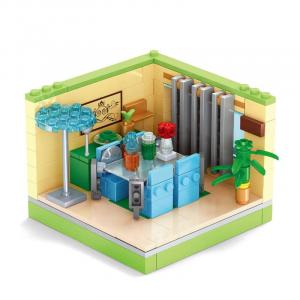 СТОЛОВАЯ - мини комната из блоков - Аузини - 163 элемента HABARRI