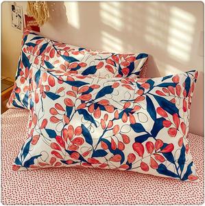 ZUIAI Хлопковая наволочка 48x74 см стиль small fresh с принтом