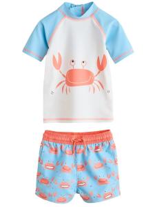 Набор Next, лазурный/белый