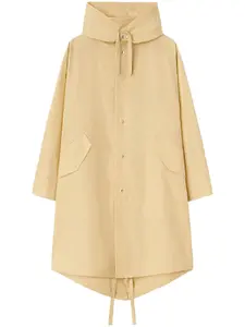 Пальто с кулиской и логотипом JIL SANDER, желтый