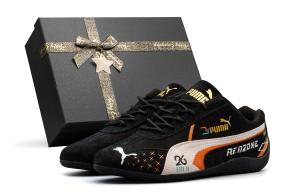 Speedcat Collection устойчивые к истиранию низкие кеды Unisex PUMA, оранжевый черный (Box)