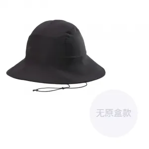 Arcteryx Полиэстеровая панама унисекс ярко-желтого и черного цветов, Black