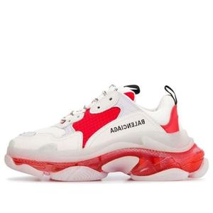 Кроссовки triple s 'clear sole - red' Balenciaga, белый