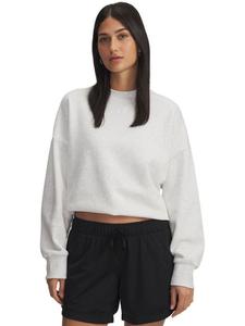 Флисовая куртка/свитер Rival Fleece Os Crew серого цвета Under Armour