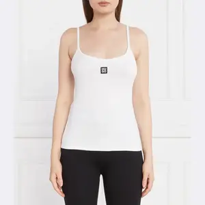 Жилет стандартного кроя в рубчик Hugo, белый