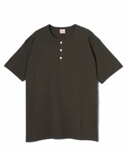 Мужская футболка Healthknit TOMPKINS JERSEY с воротником-стойкой и короткими рукавами (мужская) Select Brands, цвет Black