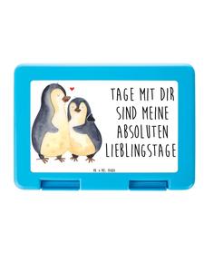 Mr. & Mrs. Panda Коробка для хранения с изображением пингвина и надписью белого цвета