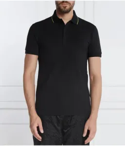 Поло Paule 4 slim fit Boss Green, черный