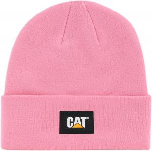 Мужская шапка-манжет Caterpillar CAT Label, розовая
