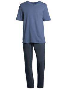 Пижама Schiesser Night & Home, темно-синий